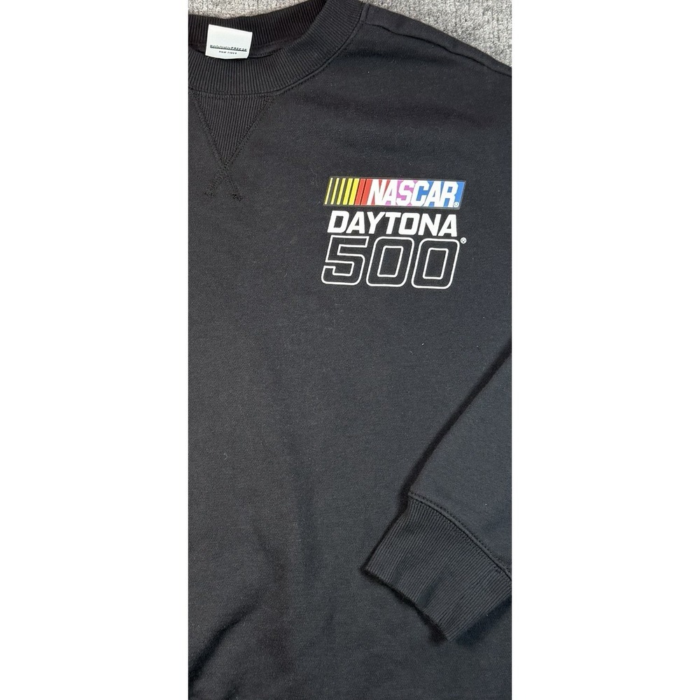 NASCAR Daytona 500 Youth Large Crewneck Sweatshirt‎ Black Size 10/12 - Picture 4 of 11